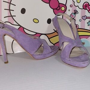 JIL SANDER Suede LEATHER Pump Shoe Made in Italy Size 36 1/2 EU